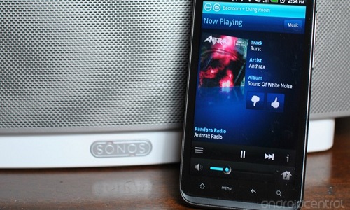 Sonos Play 5 Connected with Mobile Phone